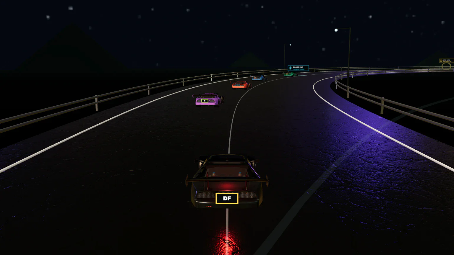 Draft Circuit night race gameplay preview